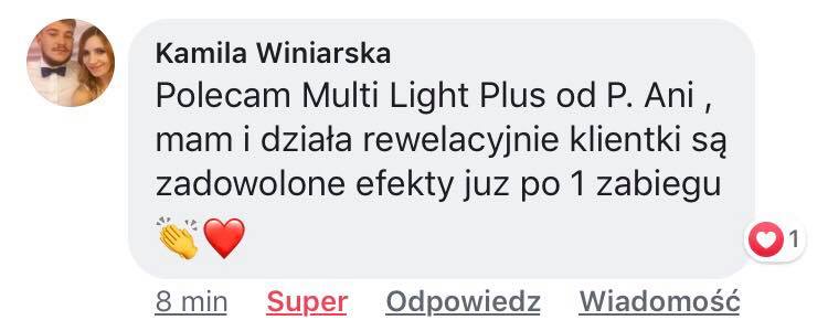 Multi Light Plus Polecenie P. Kamila Winiarska Multi Light Plus Polecenie P. Kamila Winiarska