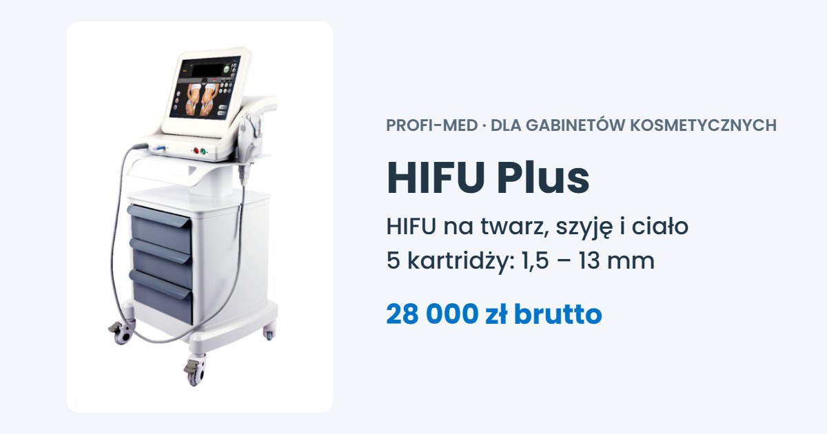HIFU Plus do gabinetu – HIFU na twarz, szyję i ciało, Profi-Med