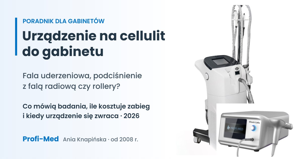 Urządzenia na cellulit do gabinetu: Laser Shape i fala uderzeniowa Shock Cello